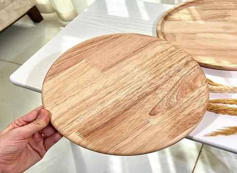 تصویر 1 از خرید و قیمت سینی چوبی گرد  + فروش عمده